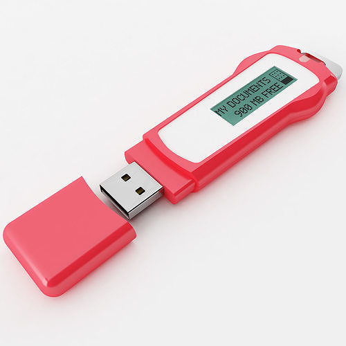 USB Flash Drive 3D model