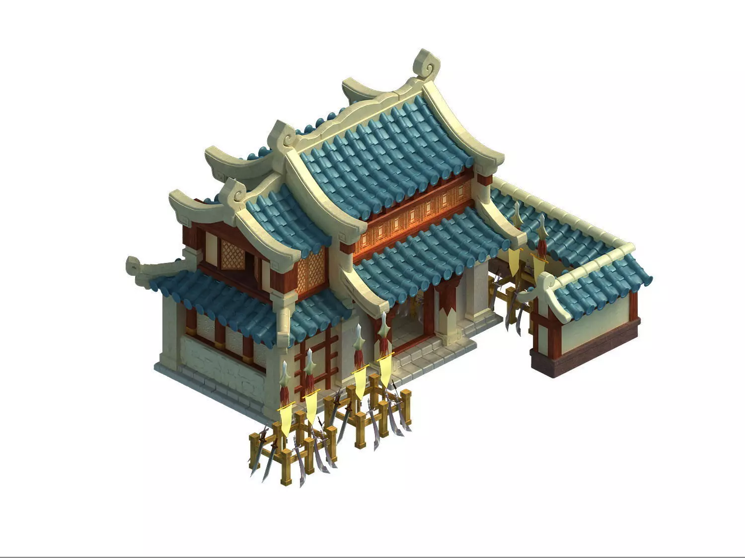 Cartoon - house 11 3D model_0