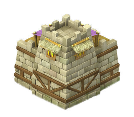 Cartoon World - City Gate 04 3D model_5