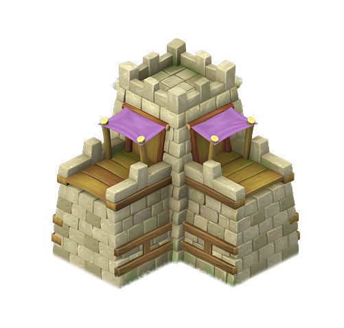 Cartoon World - City Gate 04 3D model_3