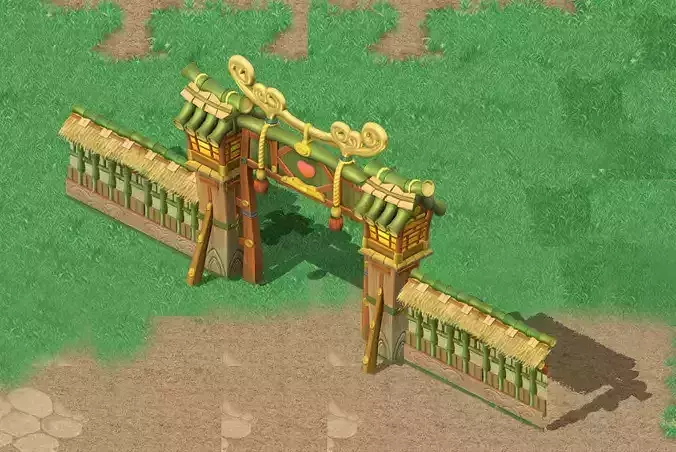 Cartoon World - City Wall