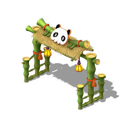 Cartoon World - City Wall 02 3D model_4