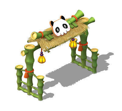 Cartoon World - City Wall 02 3D model_6