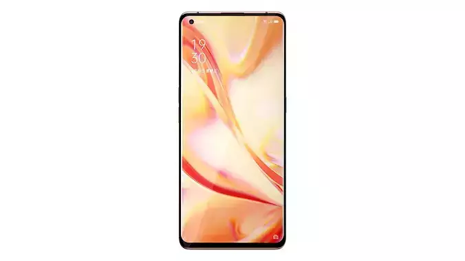  OPPO Find X2 Pro Tangerine C4D fine modeling and rendering