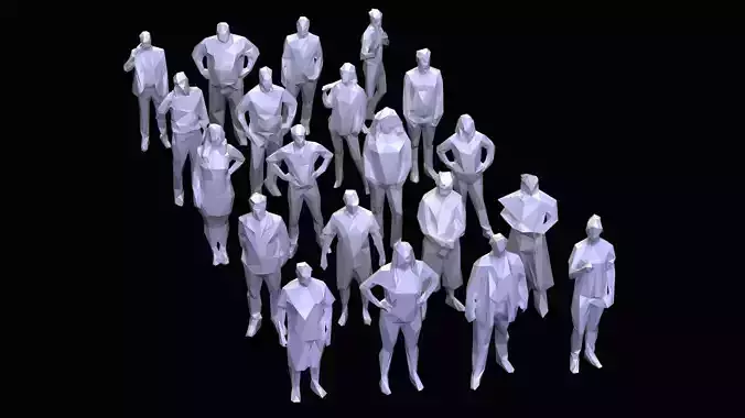 People crowd 282 people