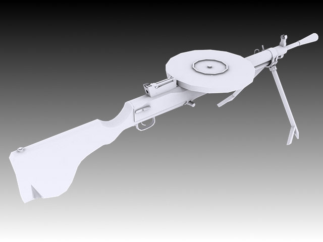 DP-28 Textured 3D model_2