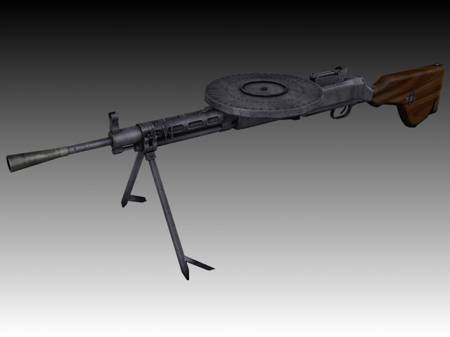 DP-28 Textured 3D model_3