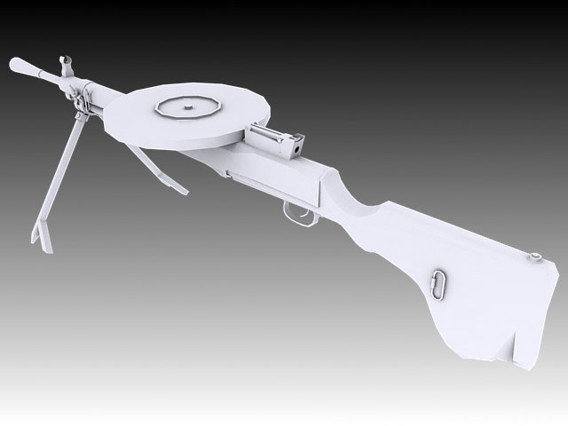 DP-28 Textured 3D model_5