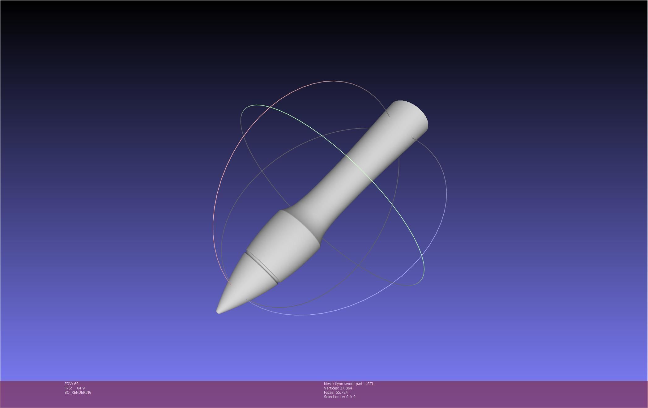 Tales of Vesperia Flynn Sword Printable Model 3D print model_68