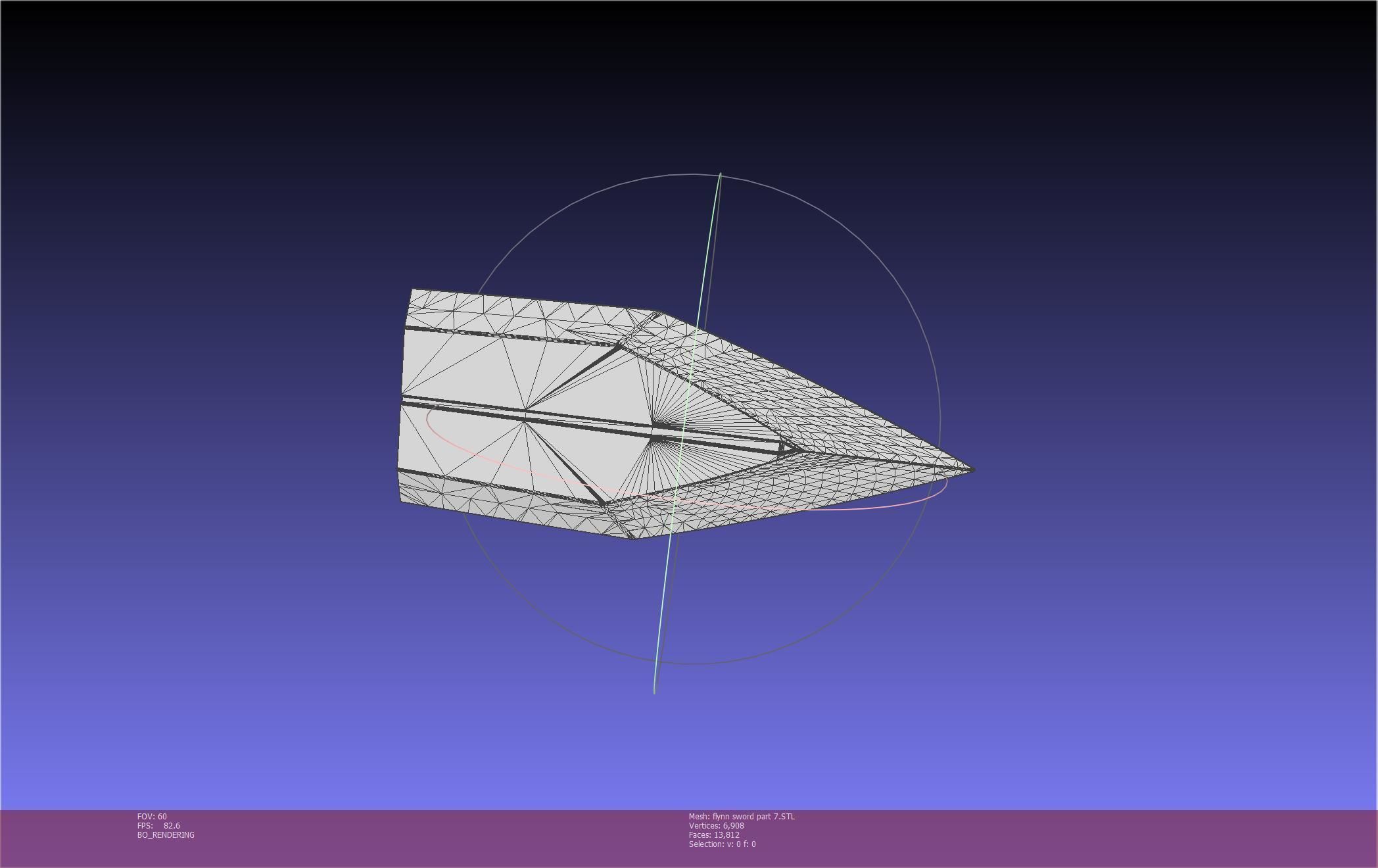 Tales of Vesperia Flynn Sword Printable Model 3D print model_112