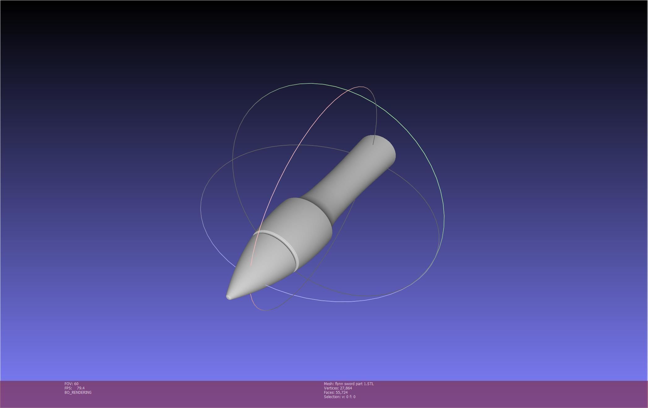 Tales of Vesperia Flynn Sword Printable Model 3D print model_66