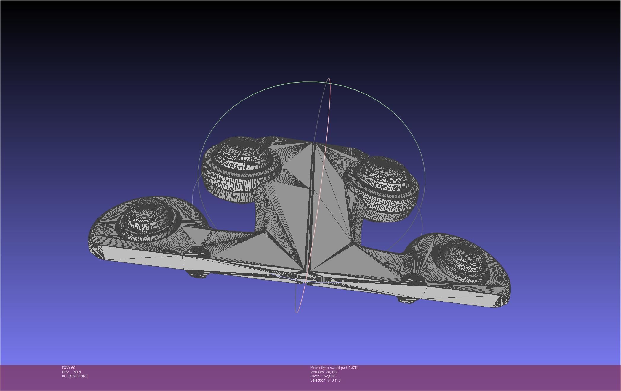 Tales of Vesperia Flynn Sword Printable Model 3D print model_77