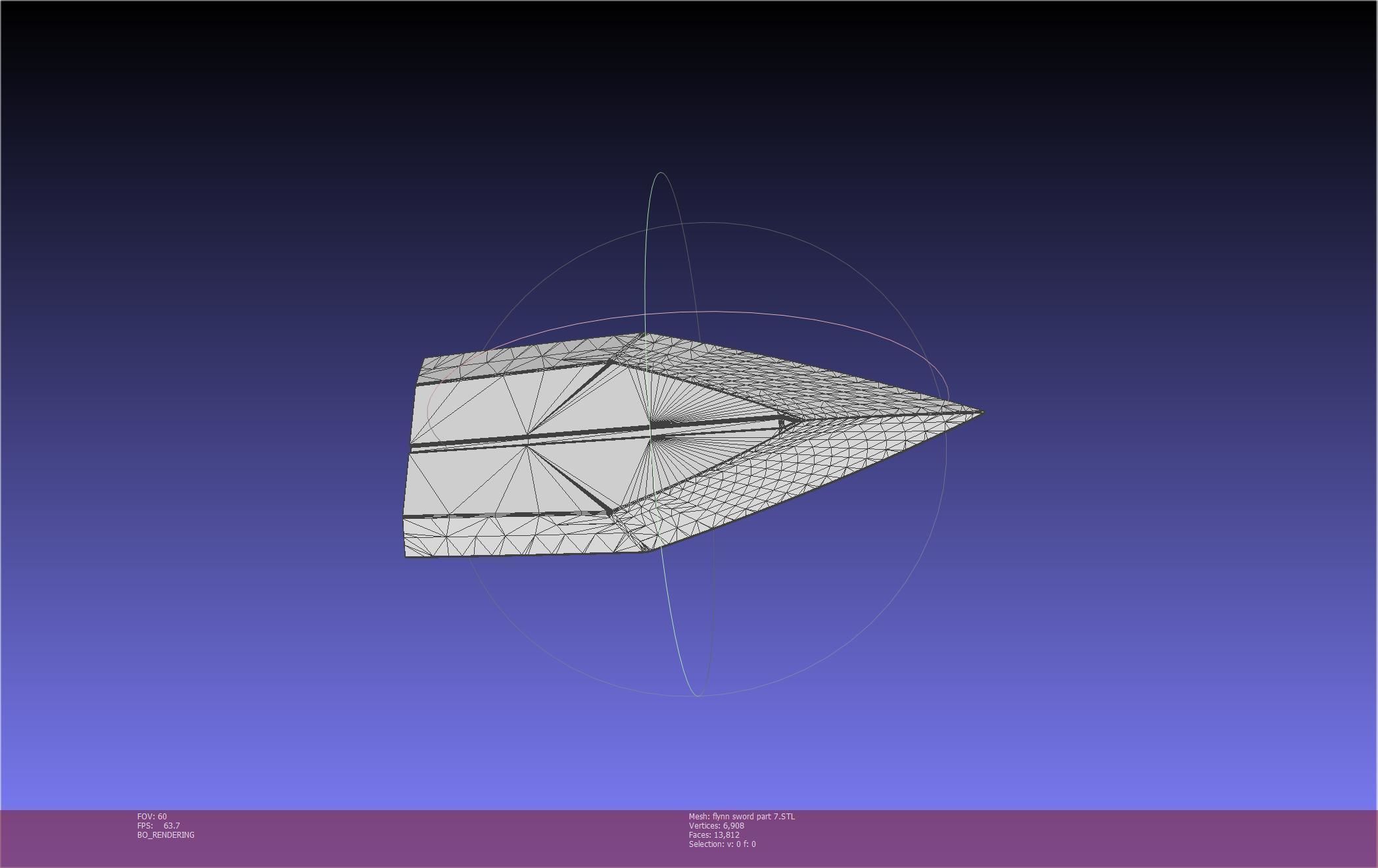 Tales of Vesperia Flynn Sword Printable Model 3D print model_113