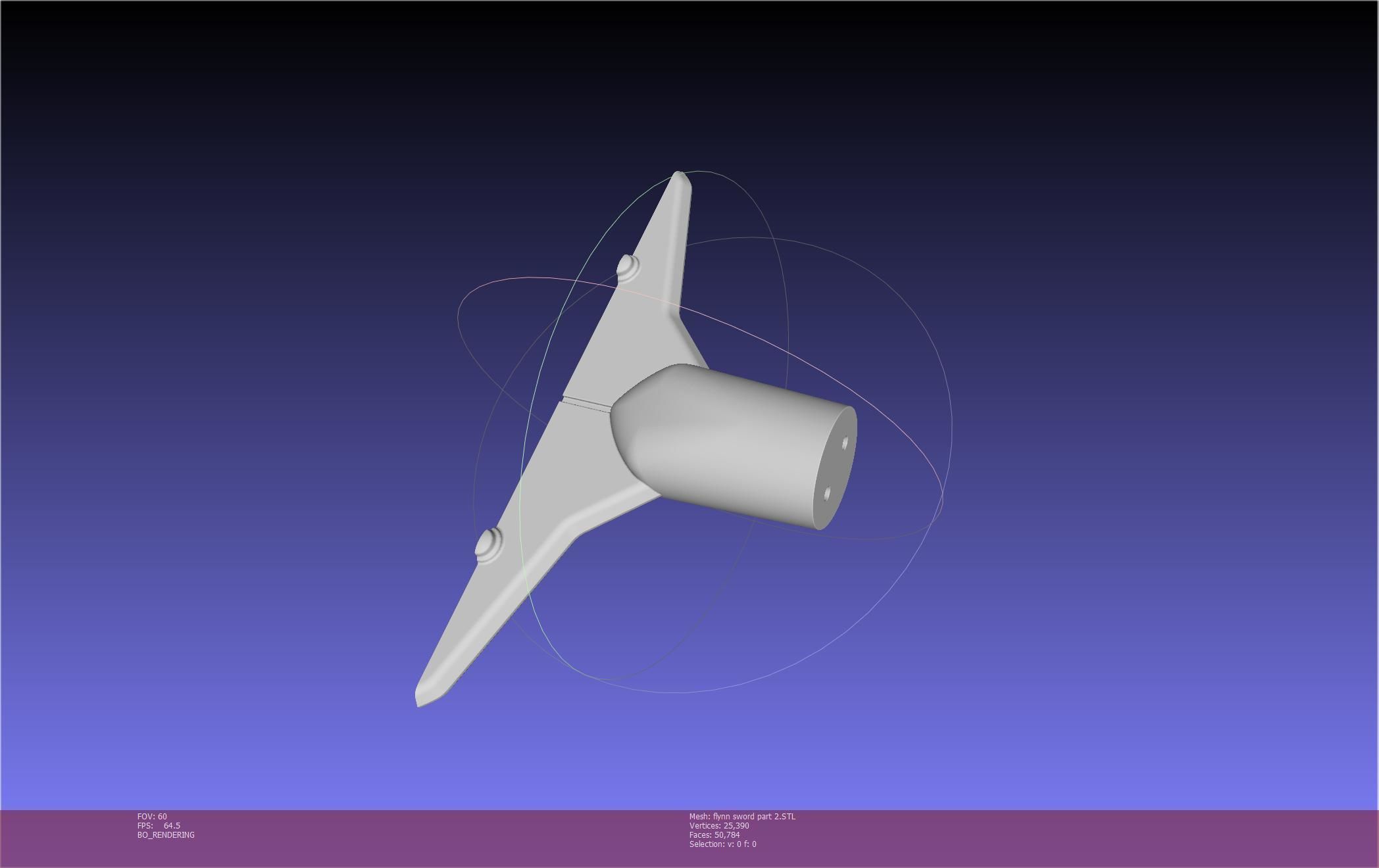 Tales of Vesperia Flynn Sword Printable Model 3D print model_75