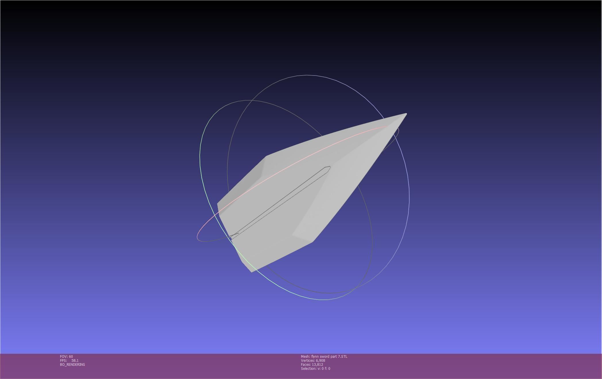 Tales of Vesperia Flynn Sword Printable Model 3D print model_111