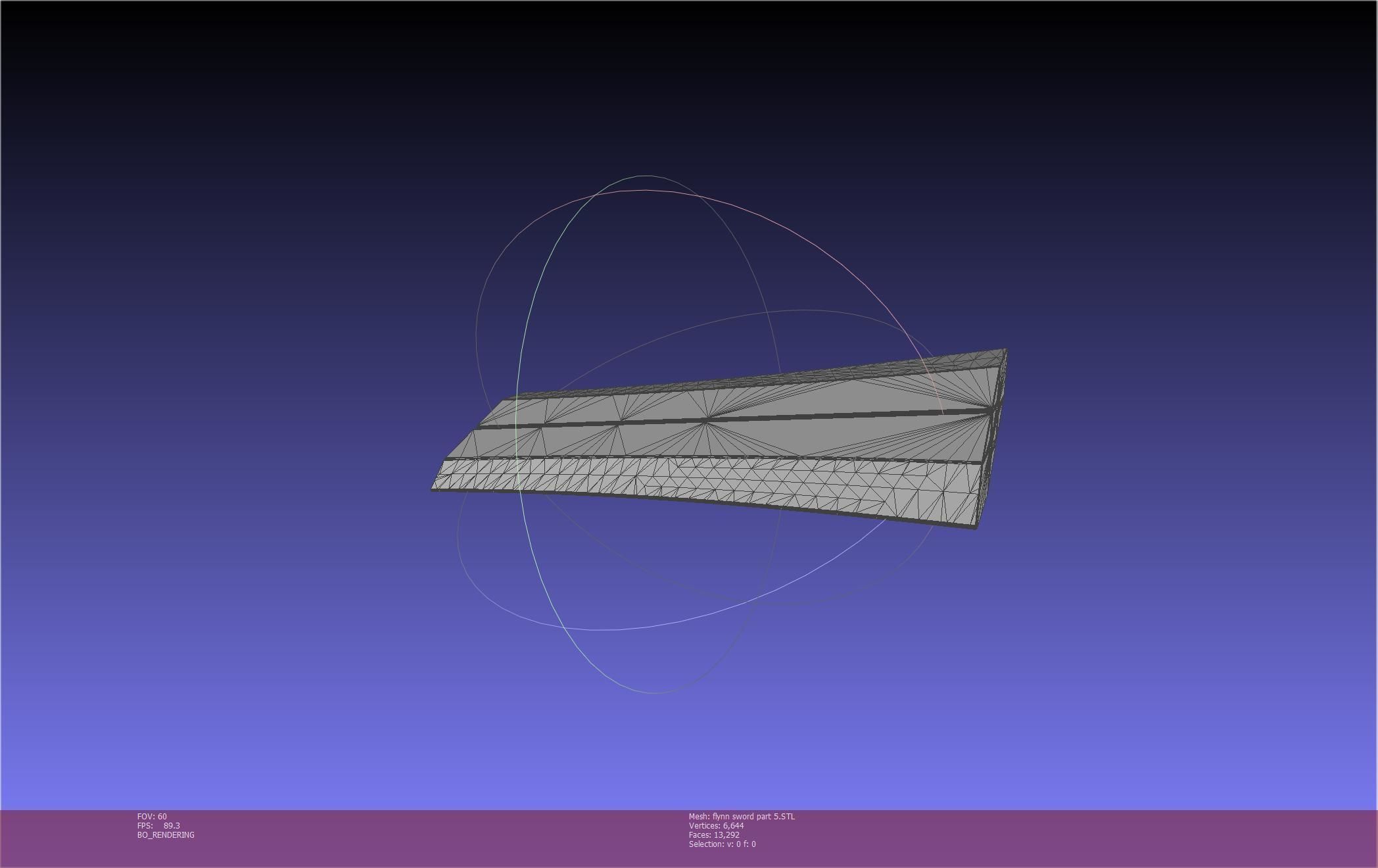 Tales of Vesperia Flynn Sword Printable Model 3D print model_99