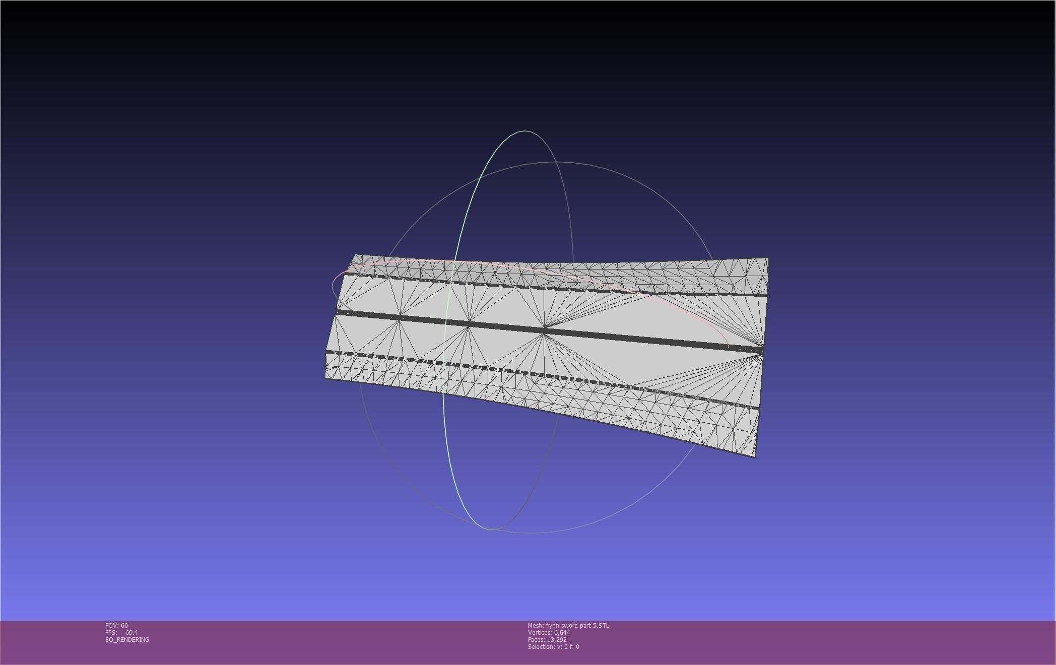 Tales of Vesperia Flynn Sword Printable Model 3D print model_96