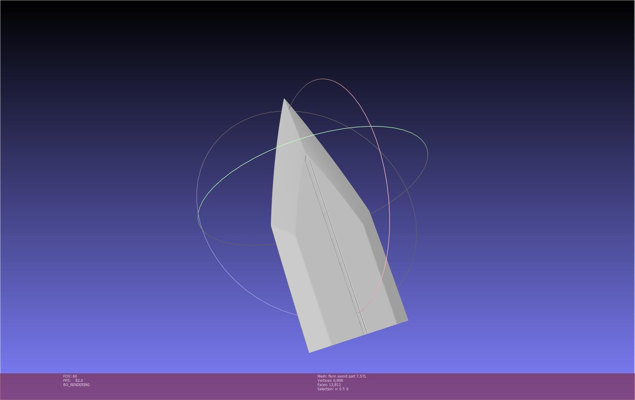 Tales of Vesperia Flynn Sword Printable Model 3D print model_105