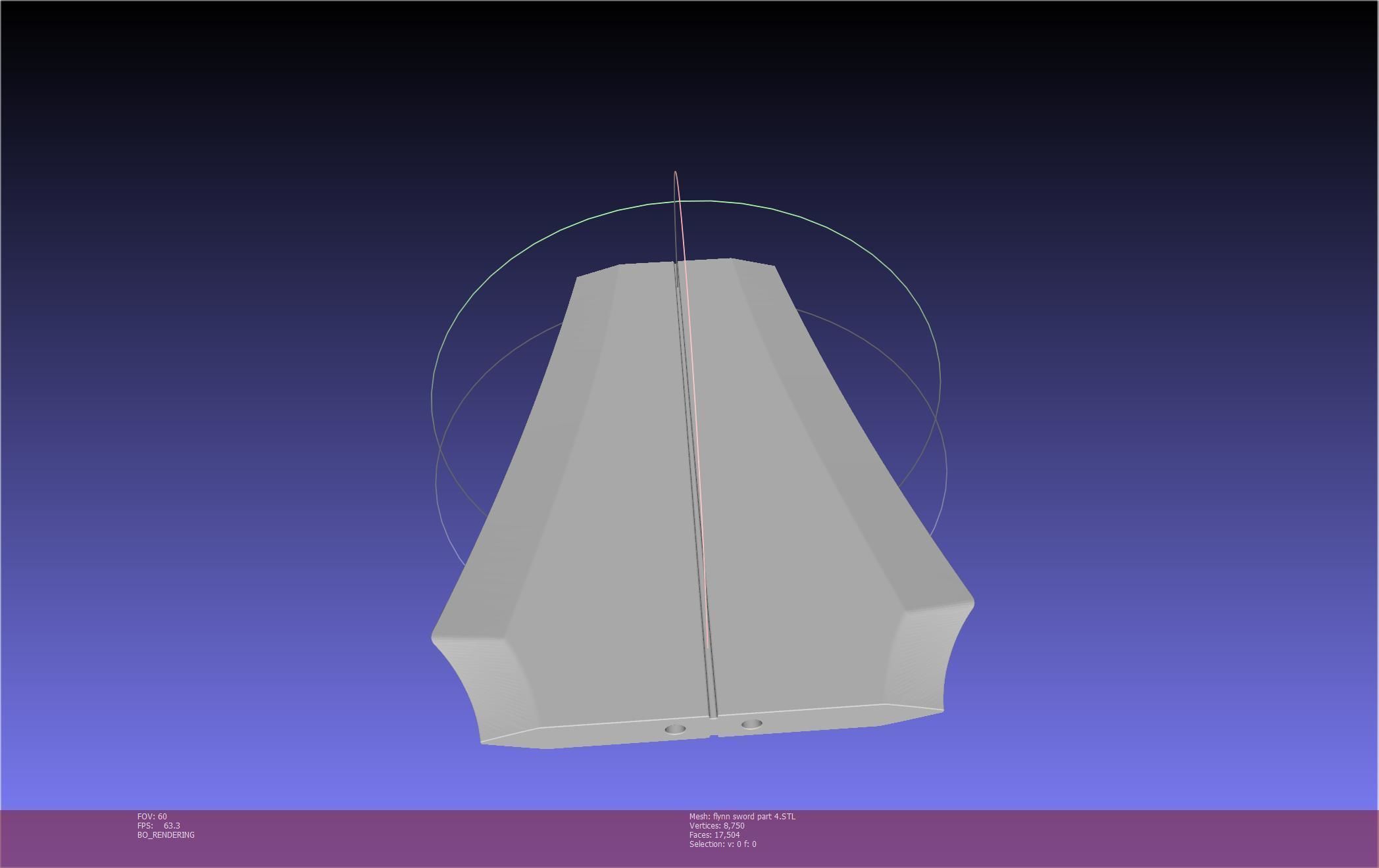 Tales of Vesperia Flynn Sword Printable Model 3D print model_83