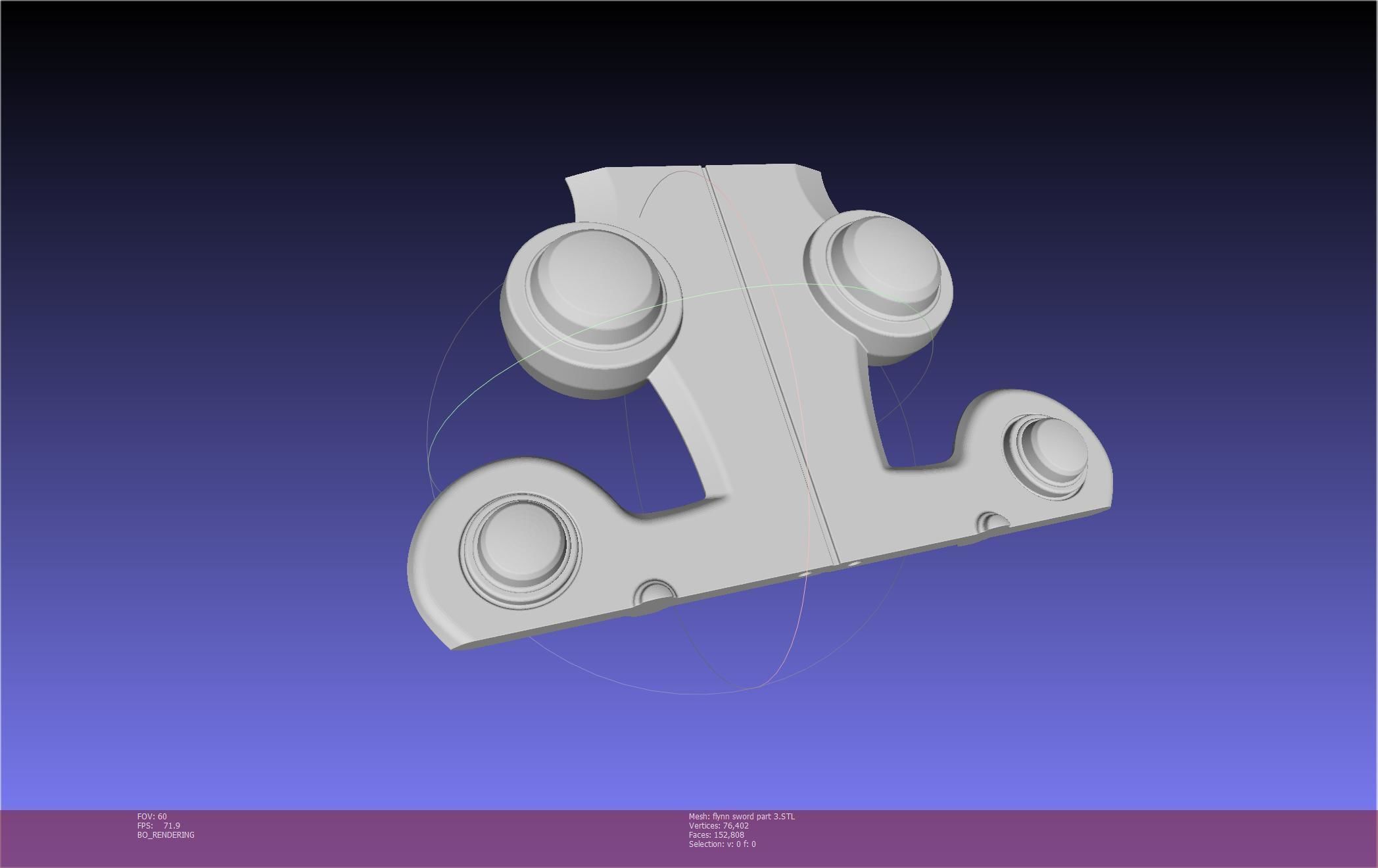 Tales of Vesperia Flynn Sword Printable Model 3D print model_79