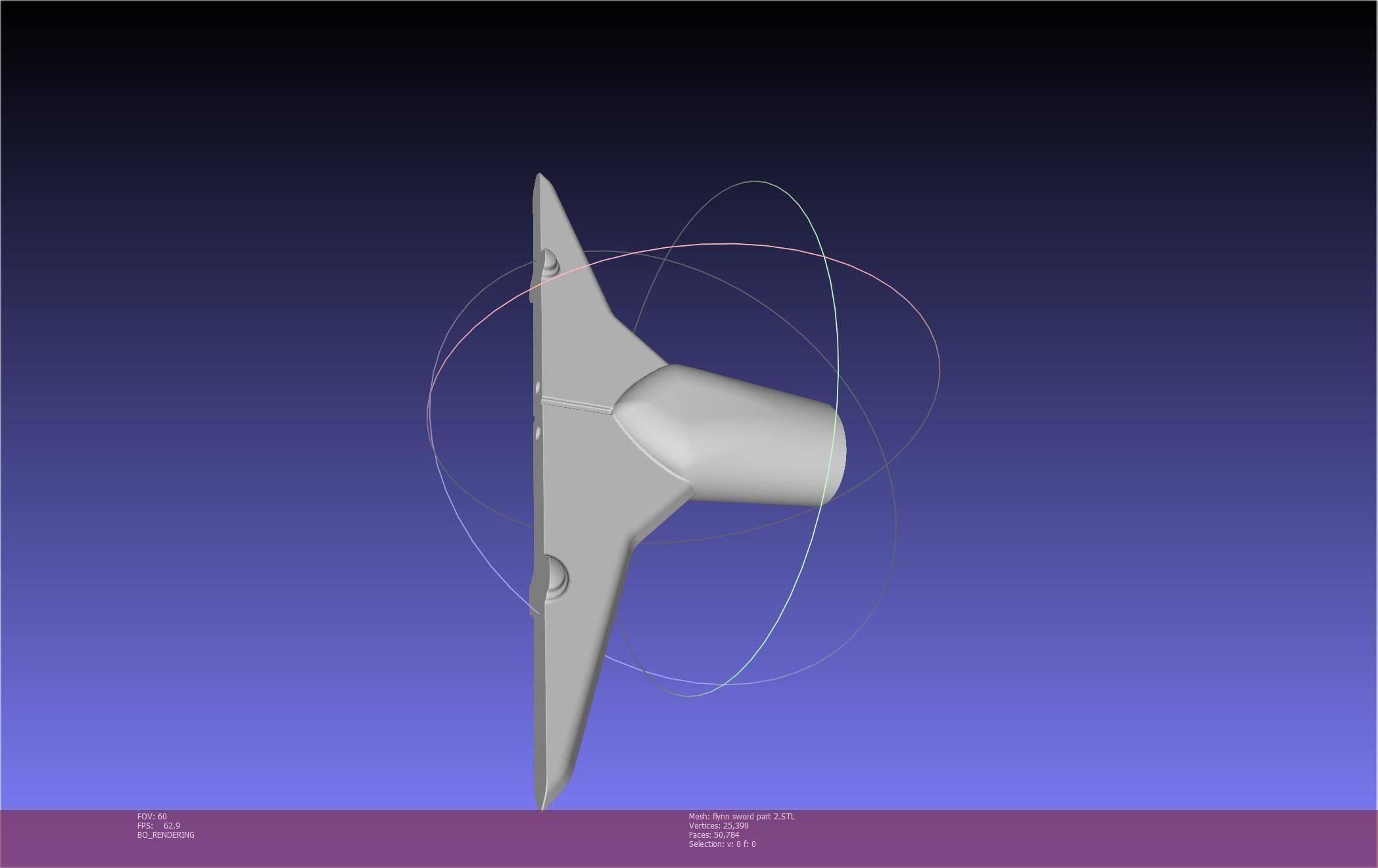 Tales of Vesperia Flynn Sword Printable Model 3D print model_72