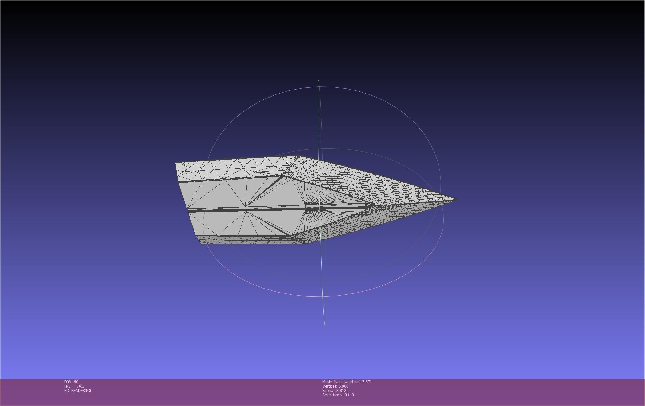 Tales of Vesperia Flynn Sword Printable Model 3D print model_115