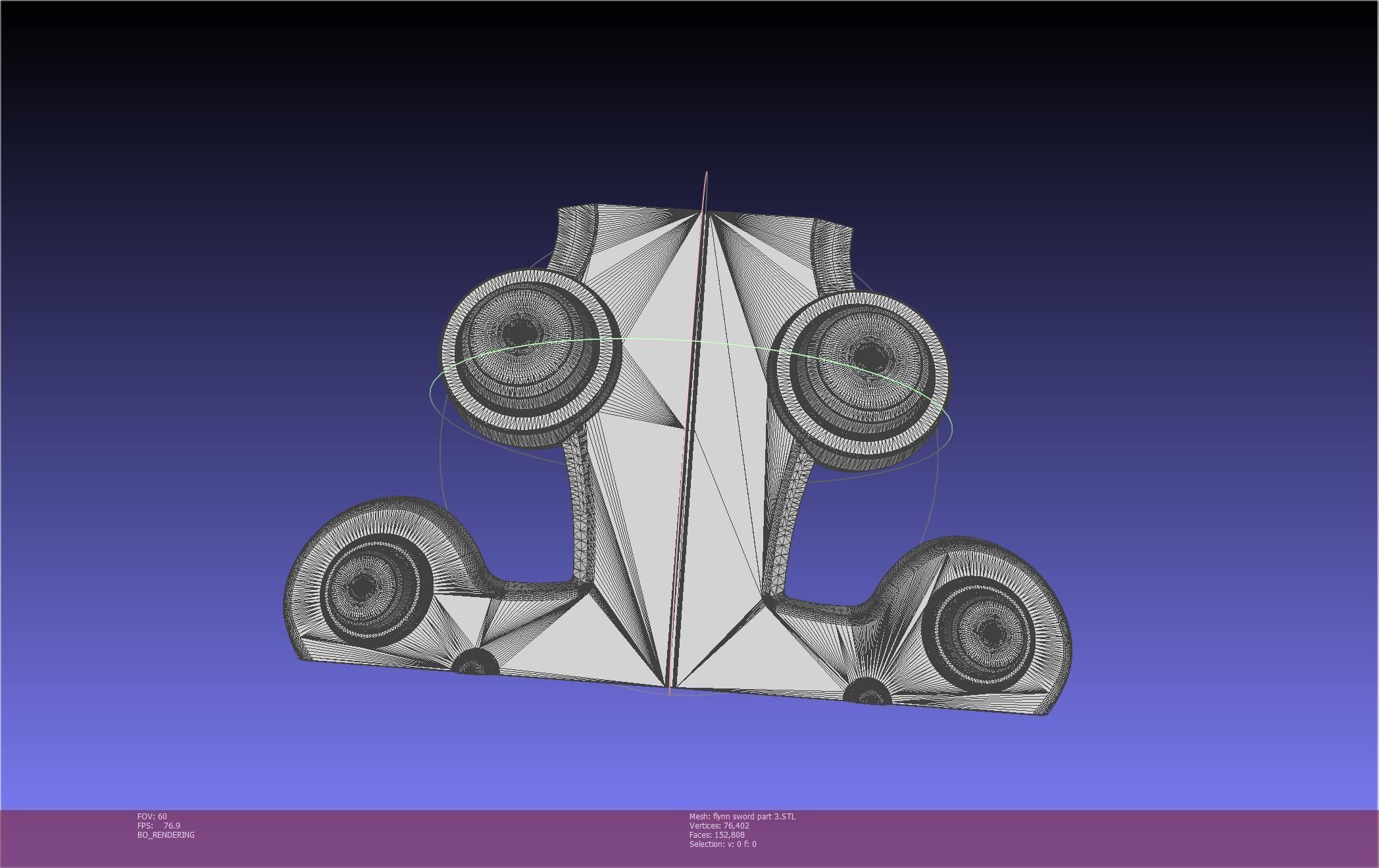 Tales of Vesperia Flynn Sword Printable Model 3D print model_74