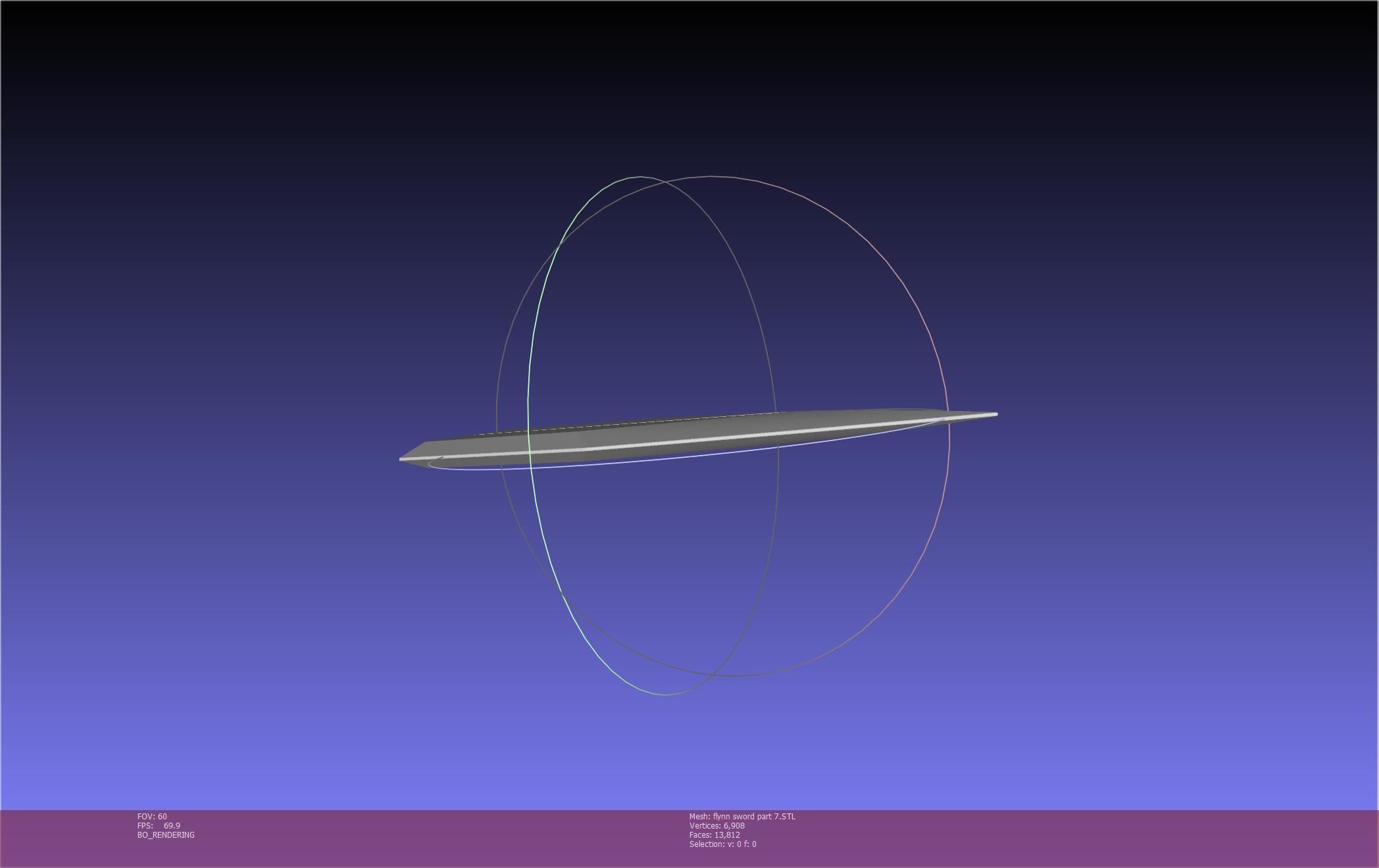 Tales of Vesperia Flynn Sword Printable Model 3D print model_107