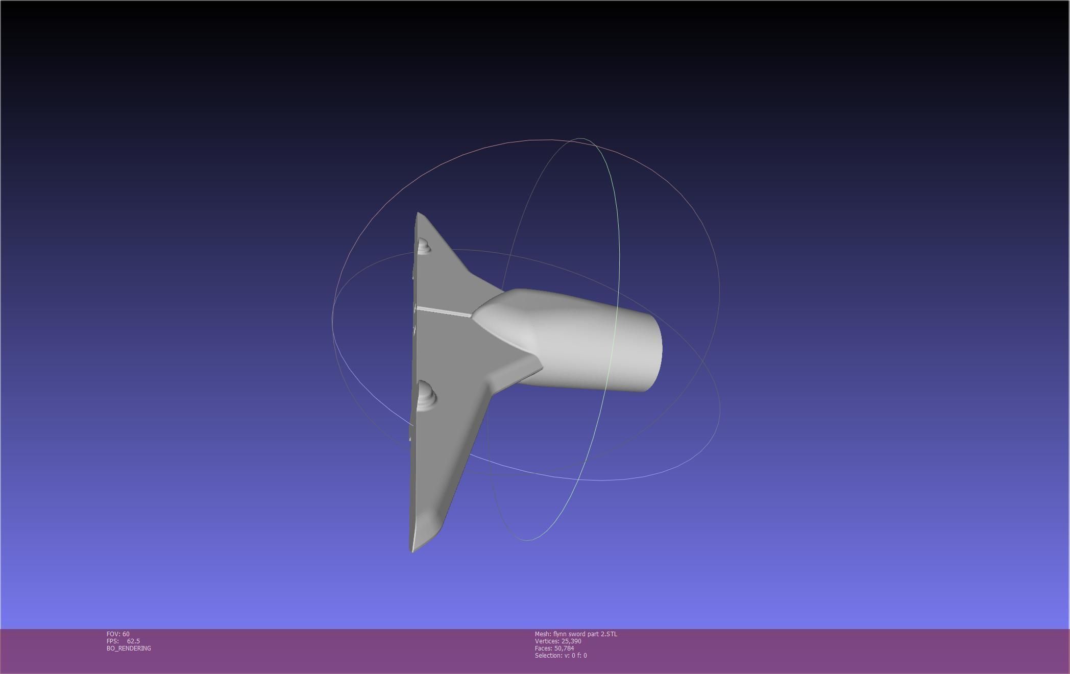 Tales of Vesperia Flynn Sword Printable Model 3D print model_71