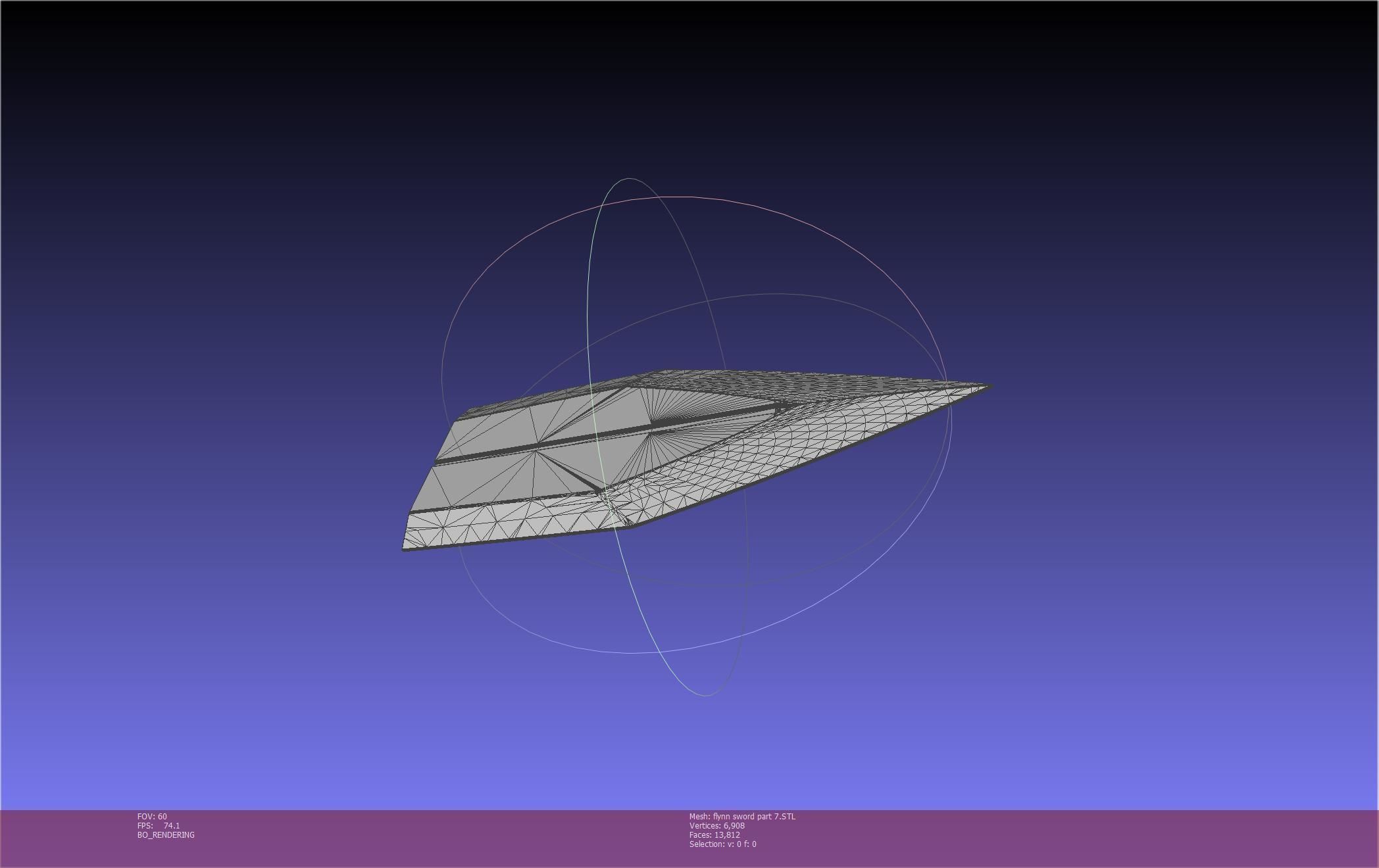 Tales of Vesperia Flynn Sword Printable Model 3D print model_108