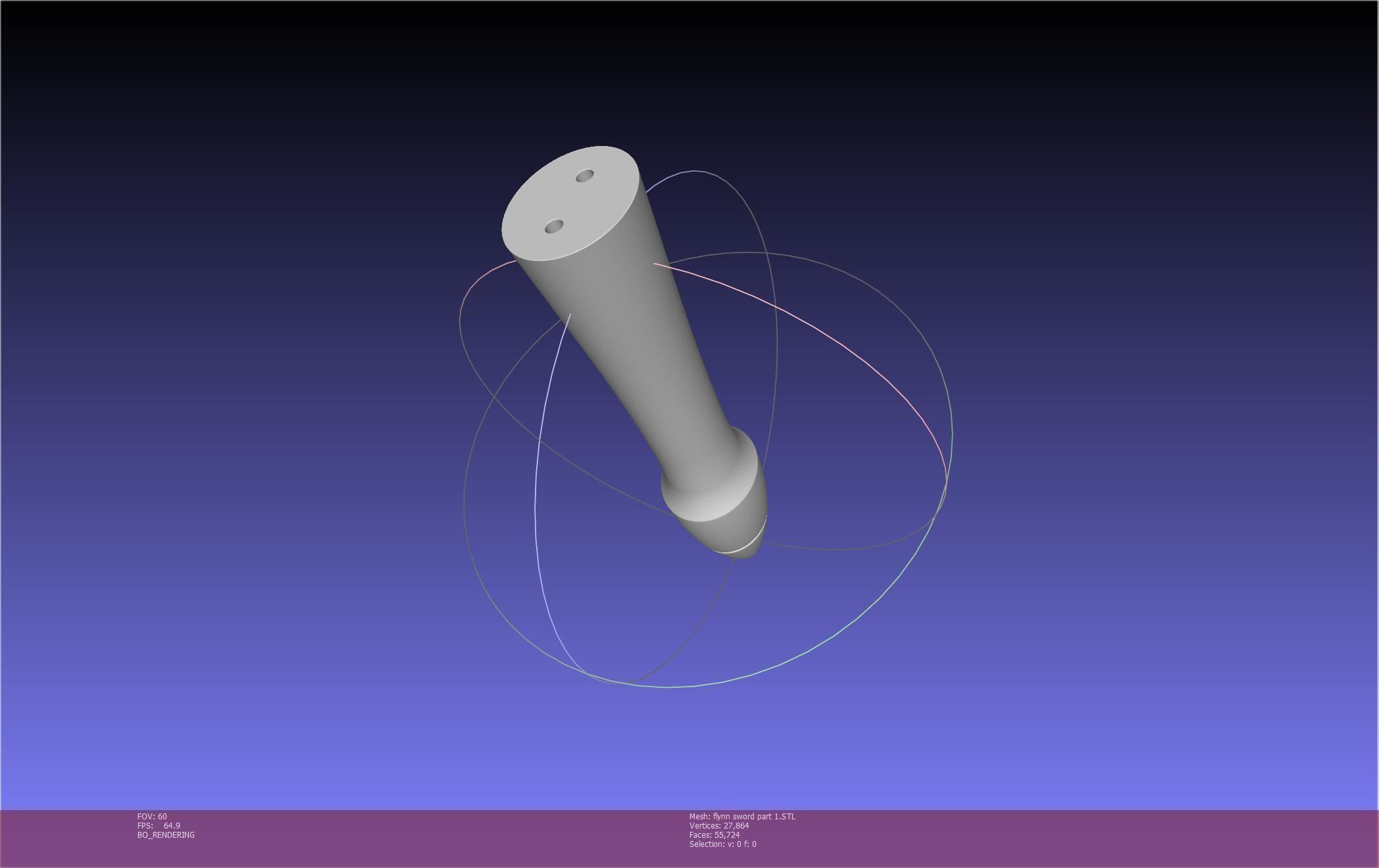 Tales of Vesperia Flynn Sword Printable Model 3D print model_67