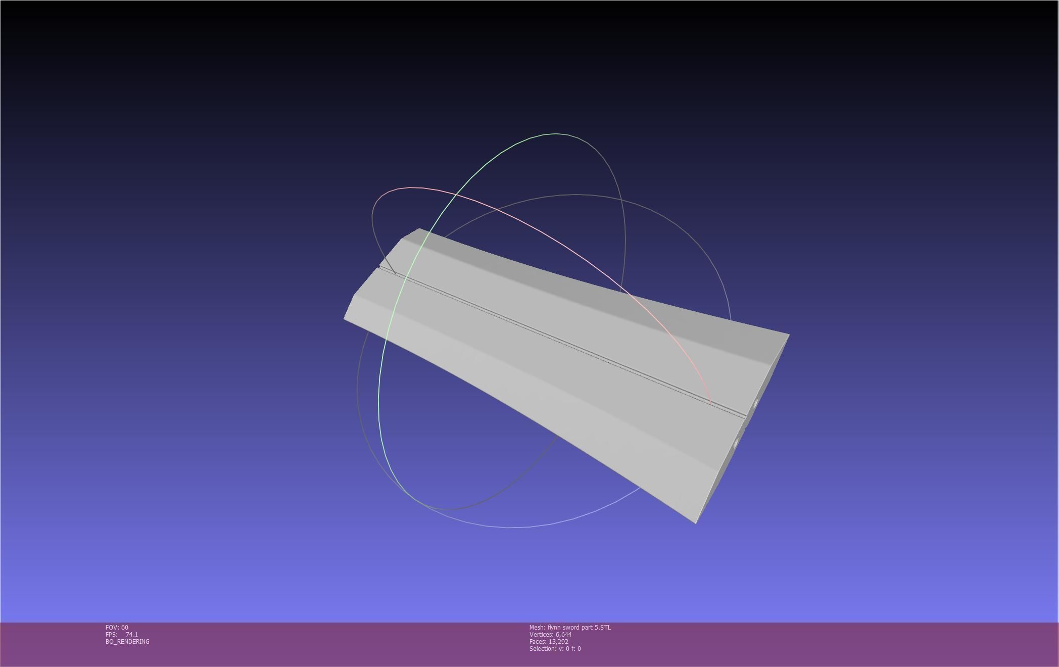 Tales of Vesperia Flynn Sword Printable Model 3D print model_92