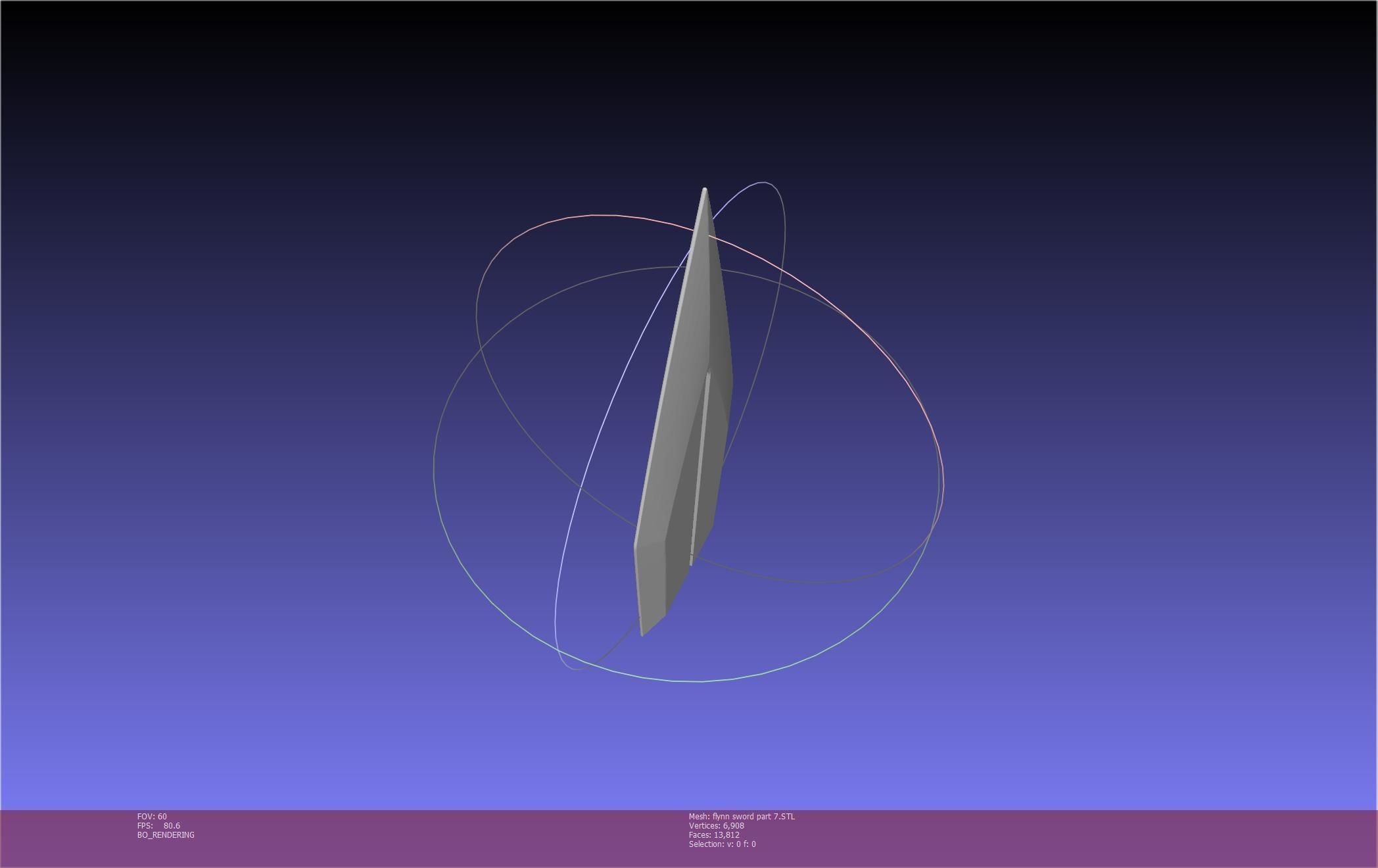 Tales of Vesperia Flynn Sword Printable Model 3D print model_109