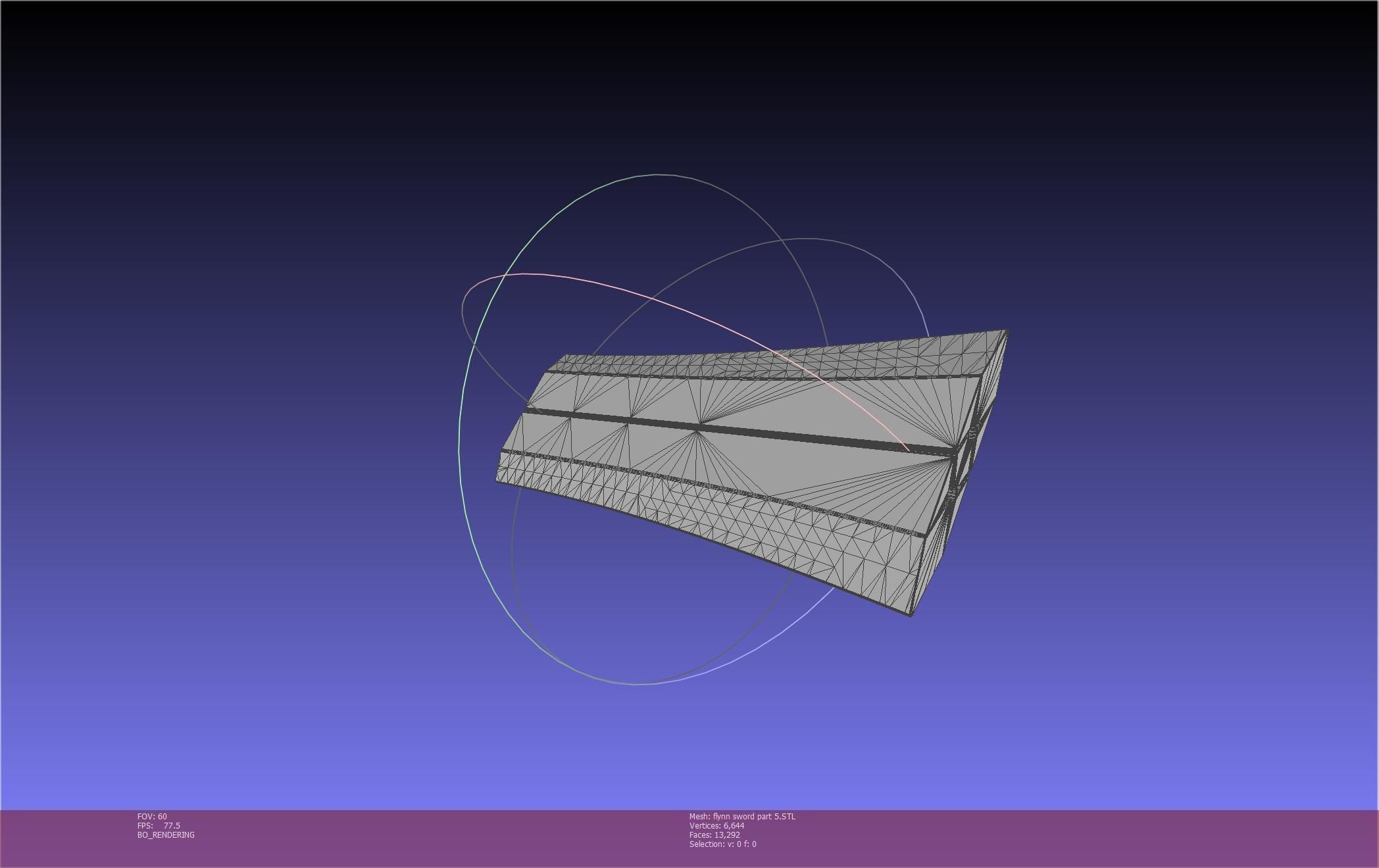 Tales of Vesperia Flynn Sword Printable Model 3D print model_97