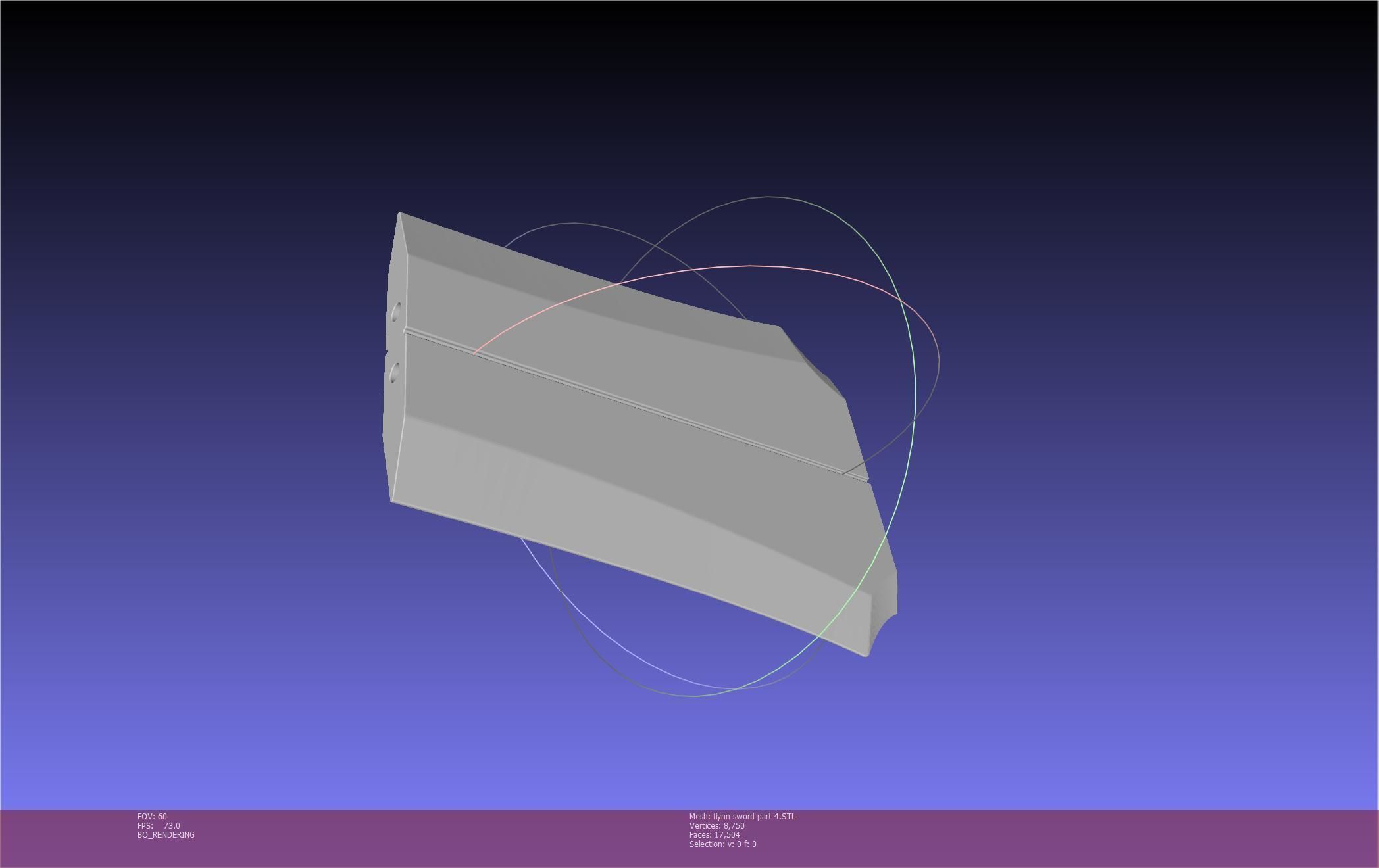 Tales of Vesperia Flynn Sword Printable Model 3D print model_85