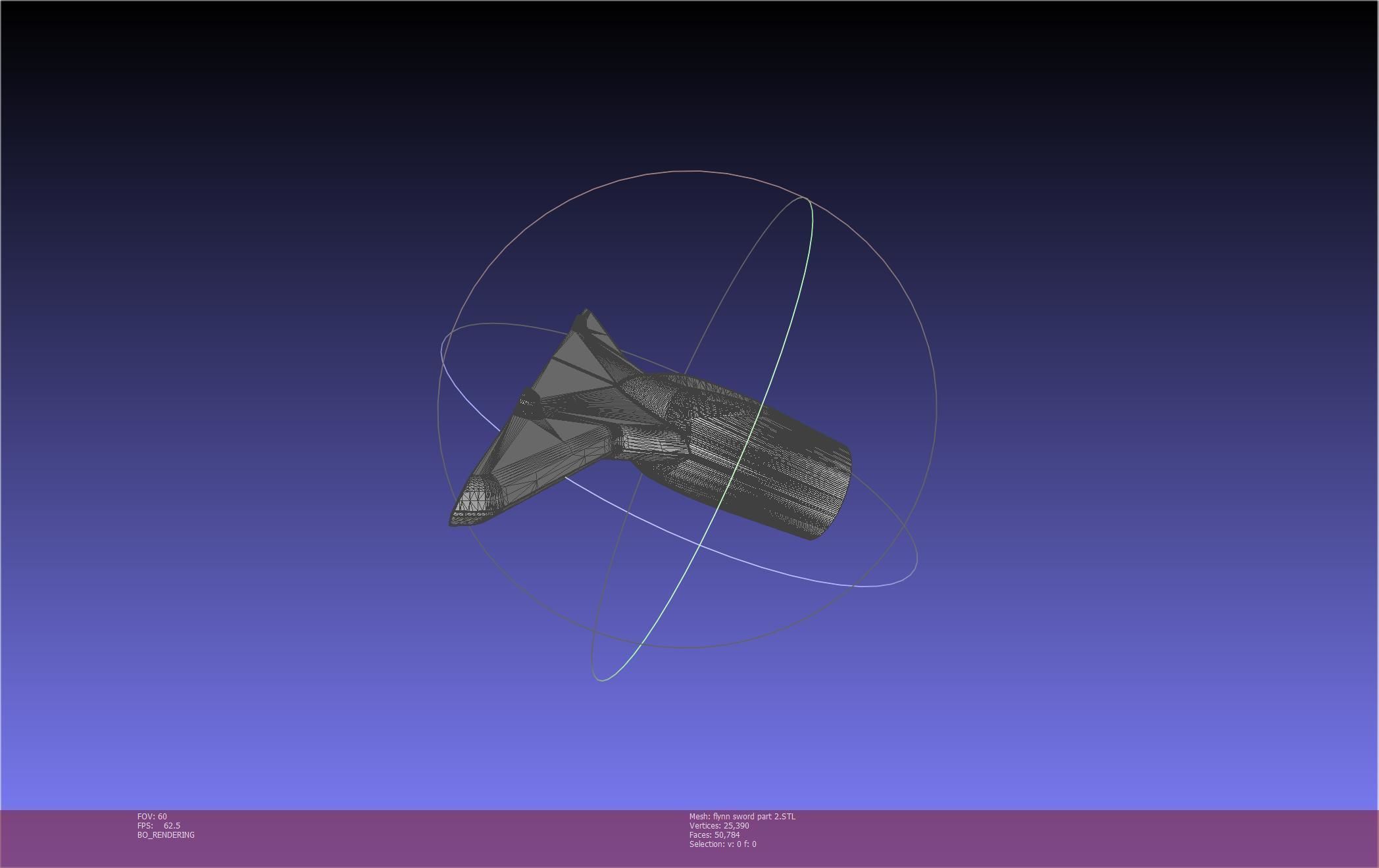 Tales of Vesperia Flynn Sword Printable Model 3D print model_69