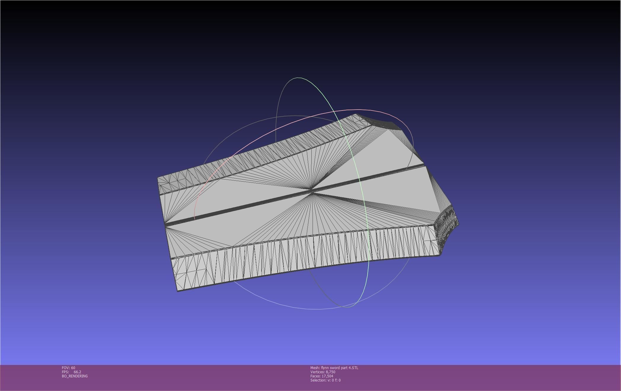 Tales of Vesperia Flynn Sword Printable Model 3D print model_88