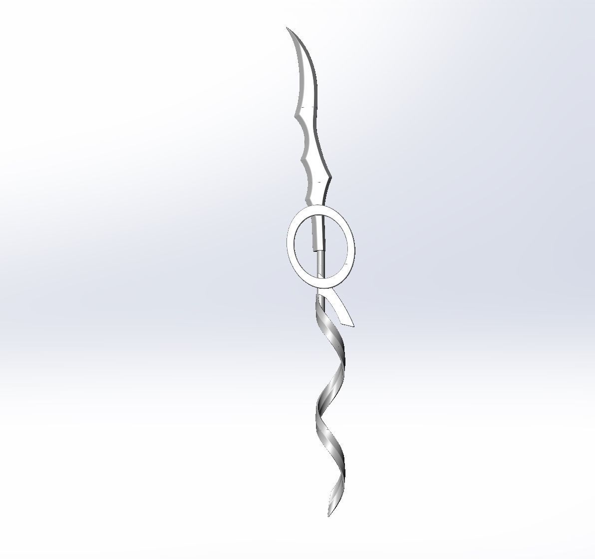 Fate Grand Order Ereshkigal Sword Printable Assembly 3D print model_2