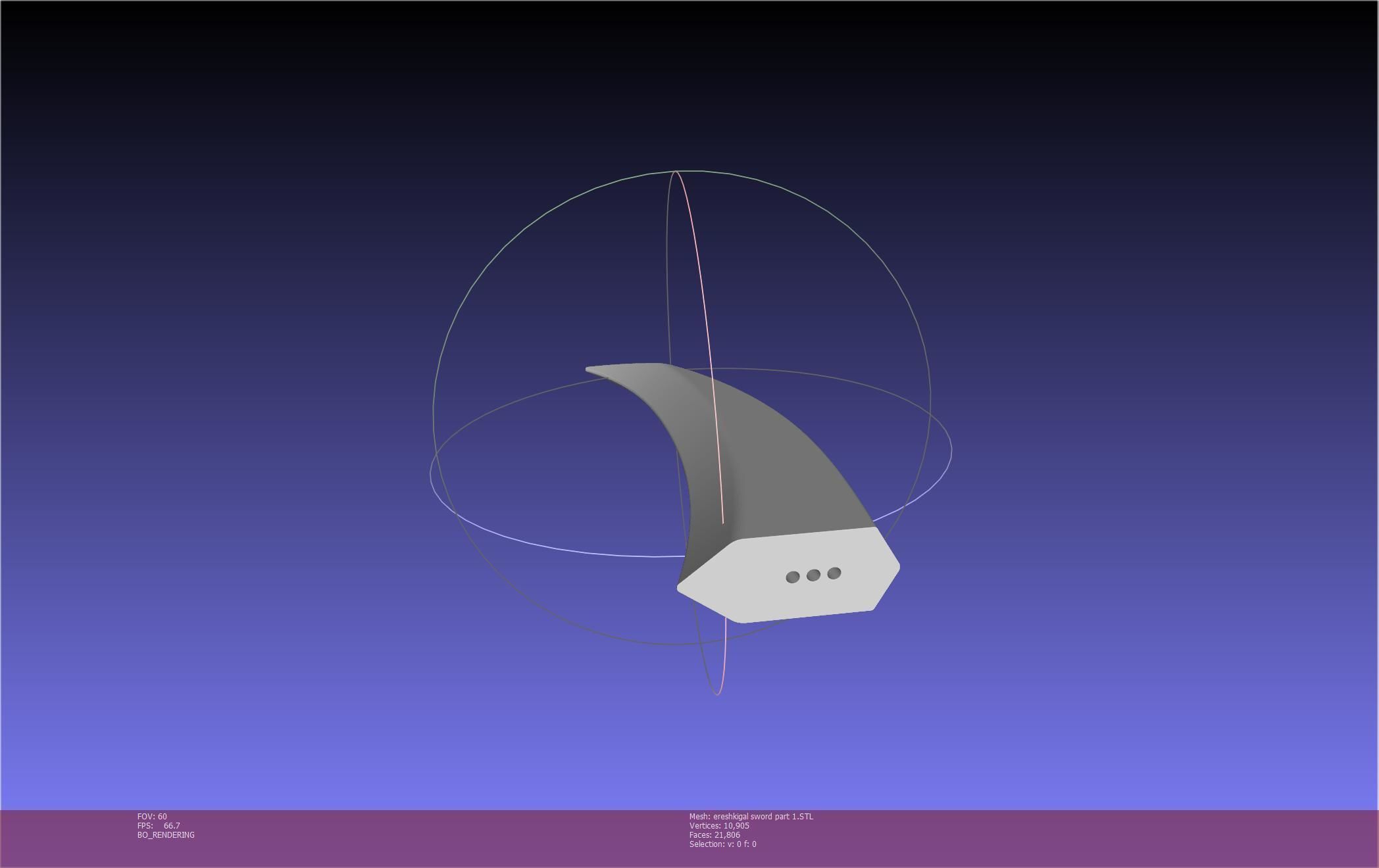 Fate Grand Order Ereshkigal Sword Printable Assembly 3D print model_112