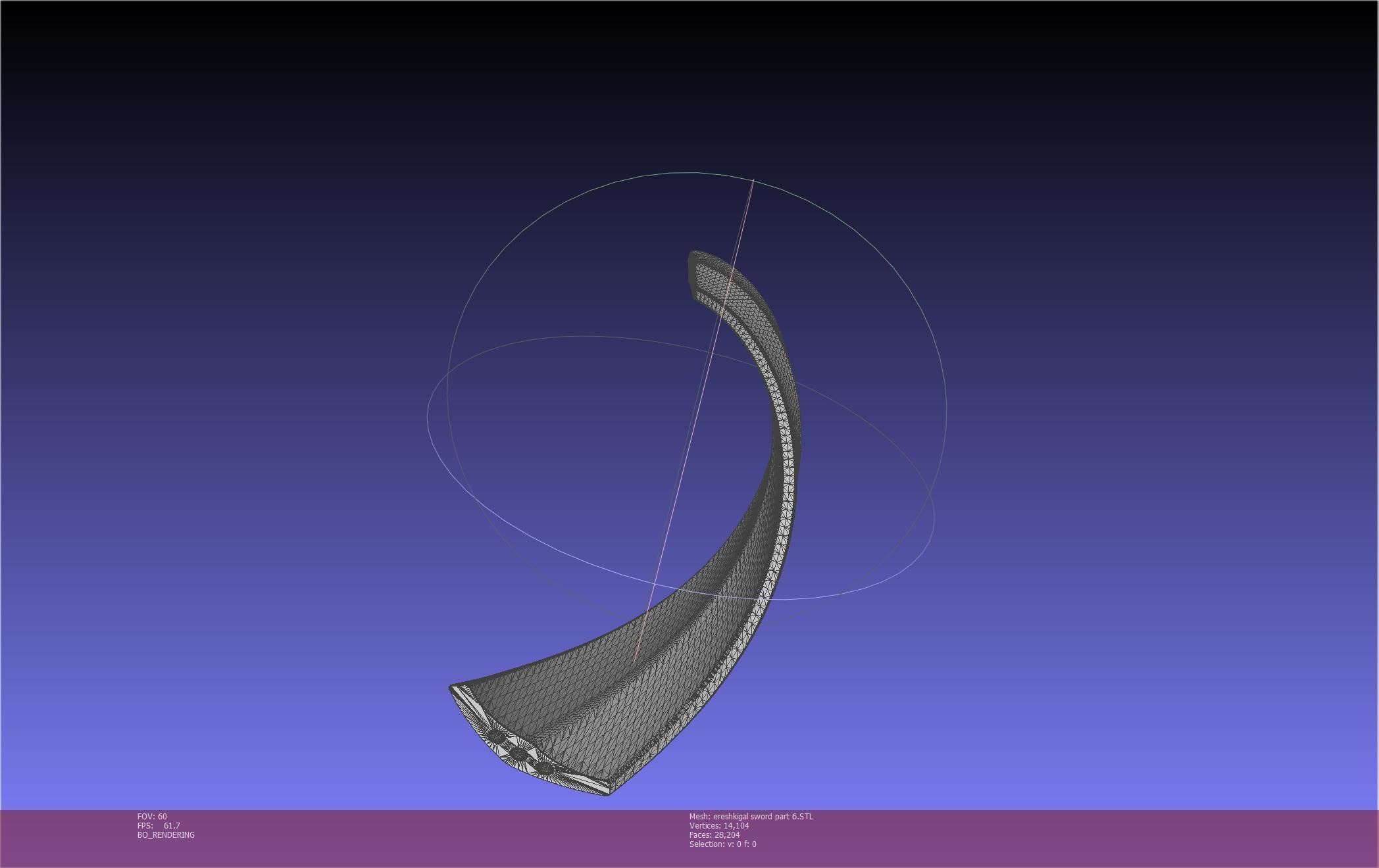 Fate Grand Order Ereshkigal Sword Printable Assembly 3D print model_144