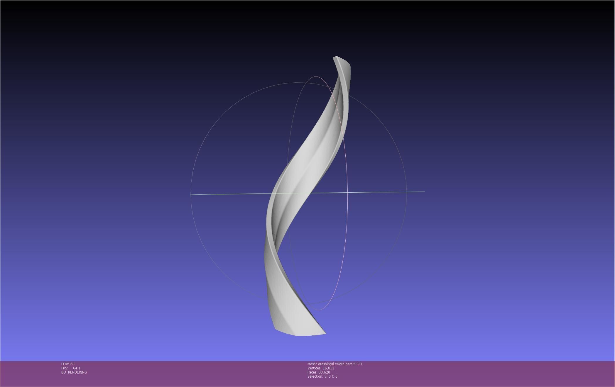 Fate Grand Order Ereshkigal Sword Printable Assembly 3D print model_133