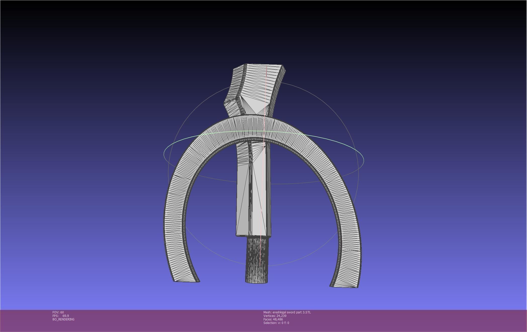 Fate Grand Order Ereshkigal Sword Printable Assembly 3D print model_118