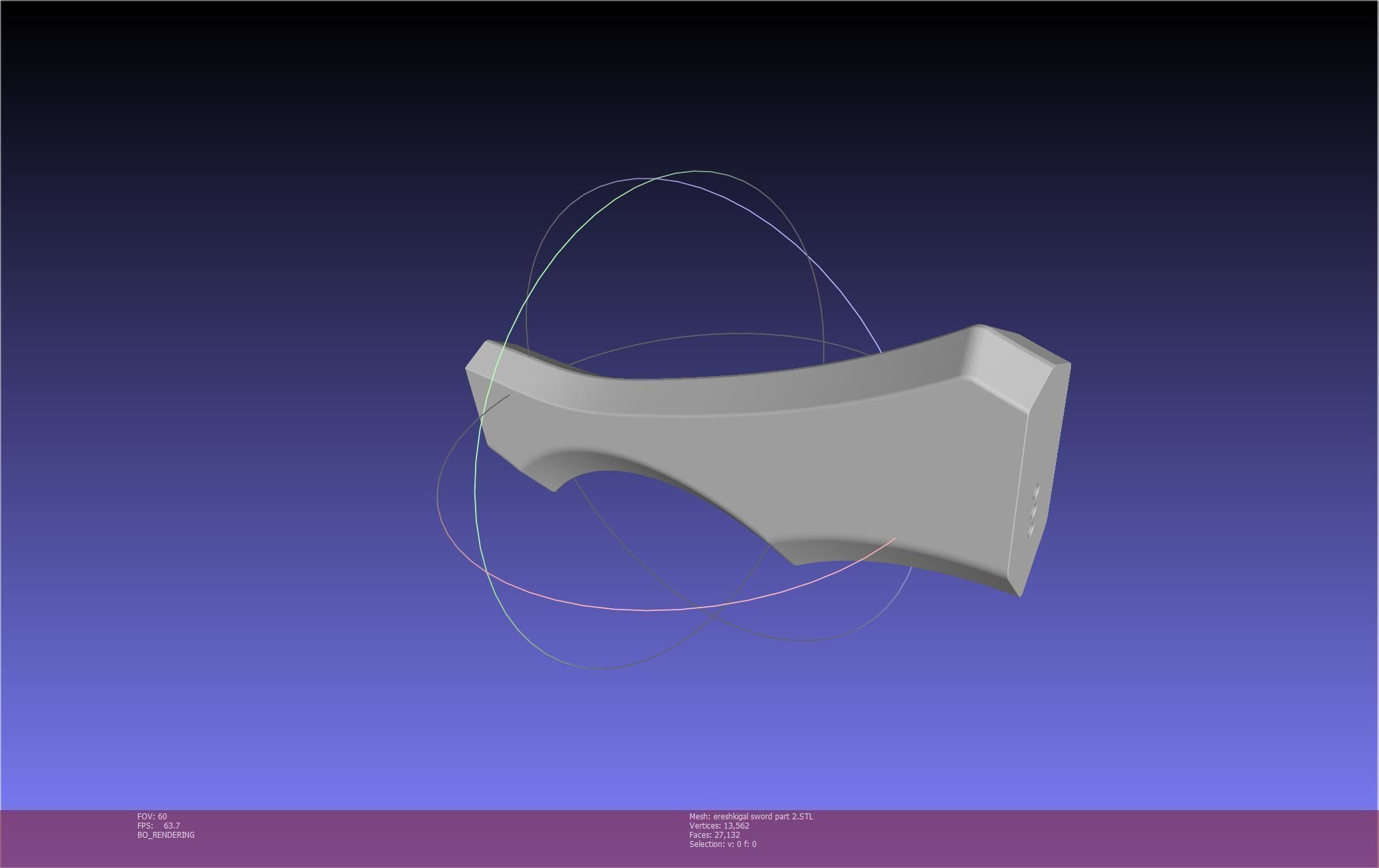 Fate Grand Order Ereshkigal Sword Printable Assembly 3D print model_115