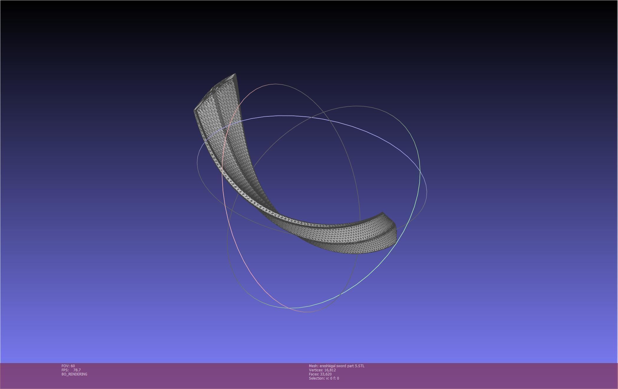 Fate Grand Order Ereshkigal Sword Printable Assembly 3D print model_139