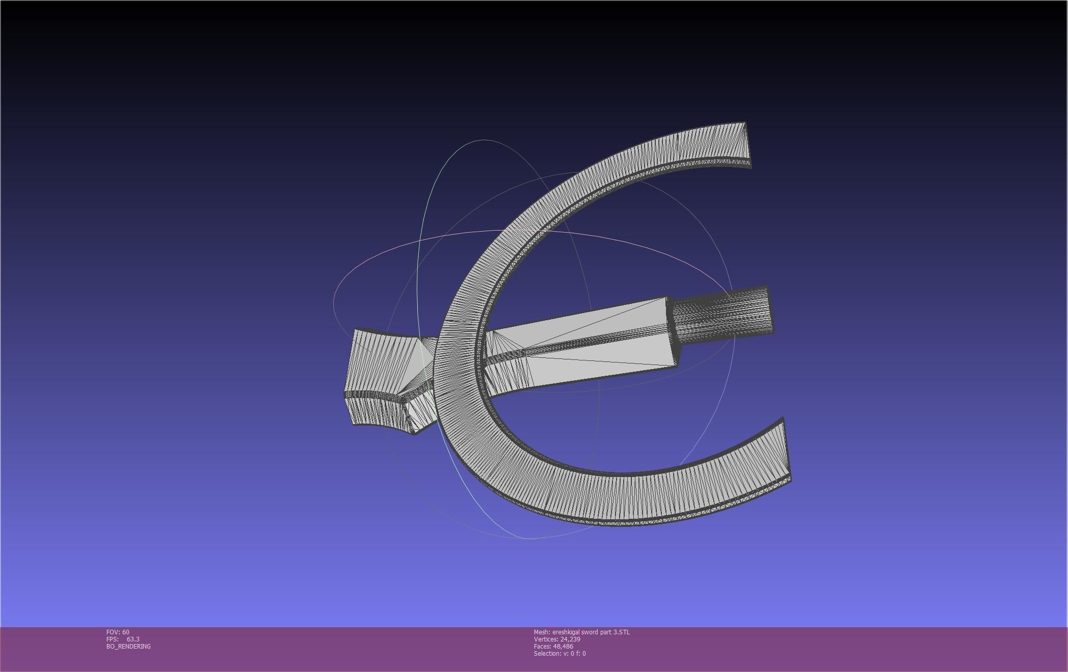 Fate Grand Order Ereshkigal Sword Printable Assembly 3D print model_121