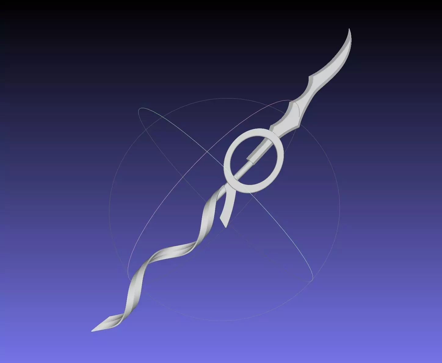 Fate Grand Order Ereshkigal Sword Printable Assembly 3D print model_0