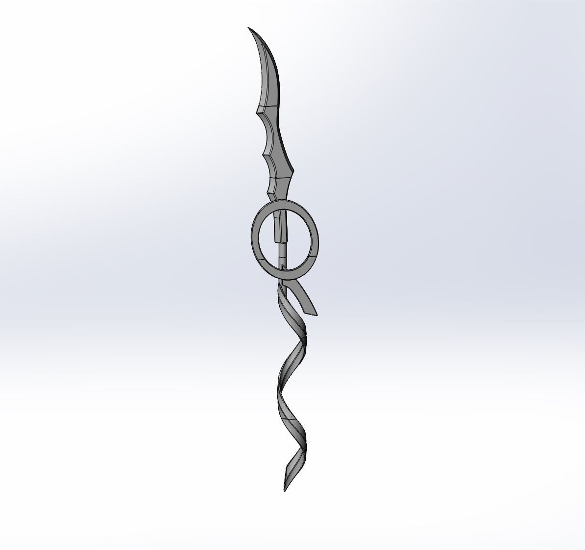 Fate Grand Order Ereshkigal Sword Printable Assembly 3D print model_1