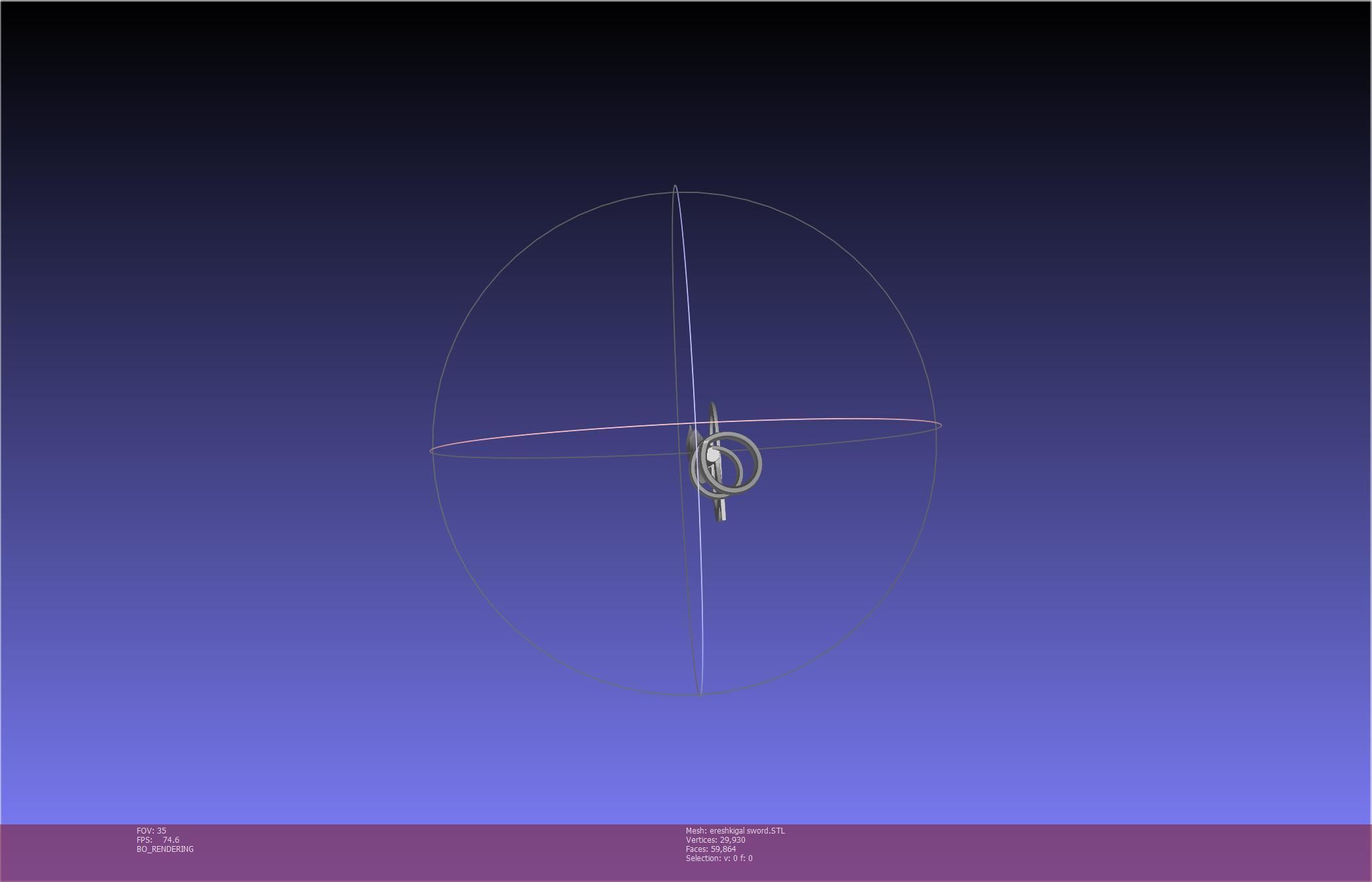 Fate Grand Order Ereshkigal Sword Printable Assembly 3D print model_42