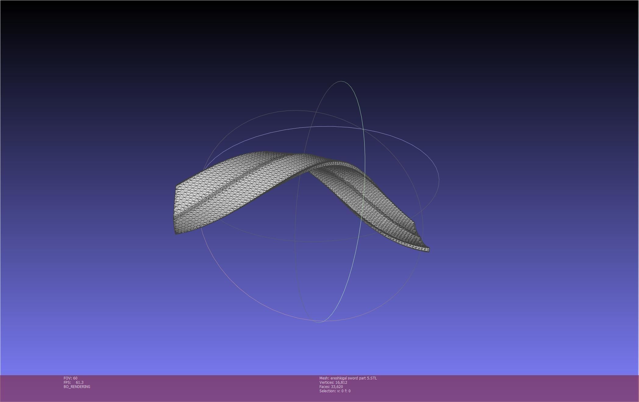 Fate Grand Order Ereshkigal Sword Printable Assembly 3D print model_140