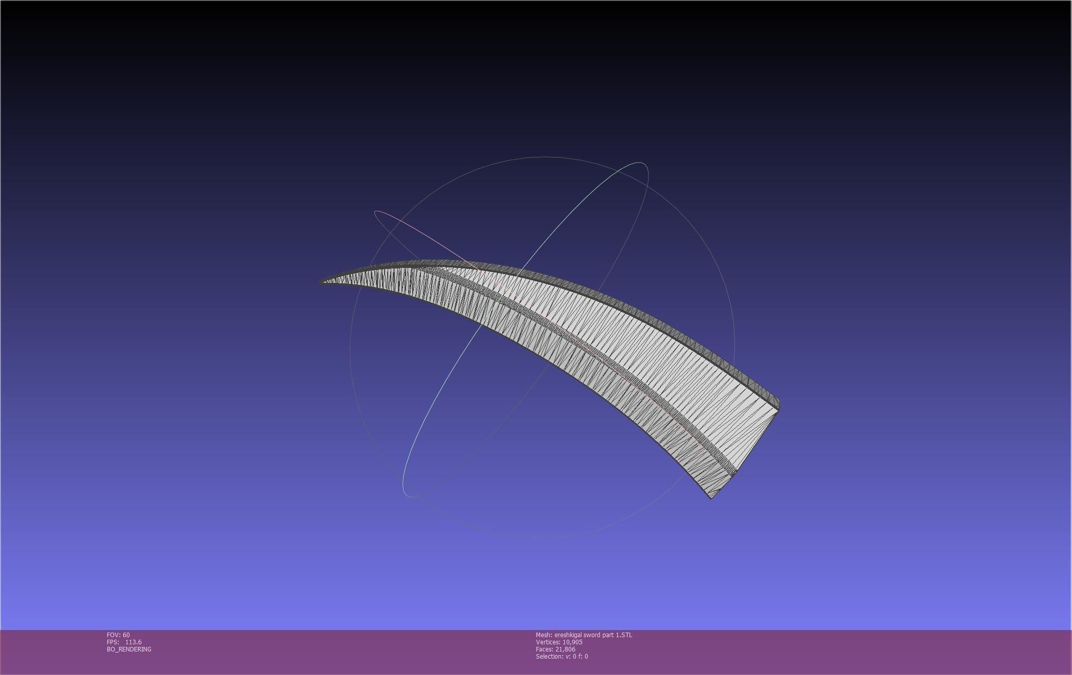 Fate Grand Order Ereshkigal Sword Printable Assembly 3D print model_108